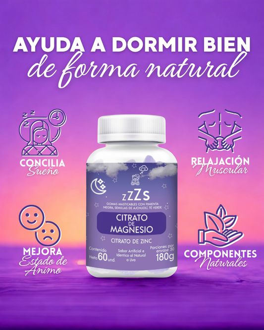 GOMAS DE CITRATO DE MAGNESIO X2